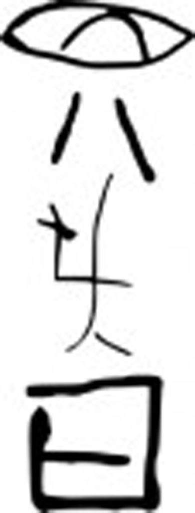 scrittura cinese ideogramma