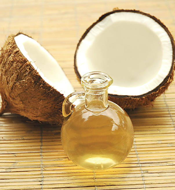 olio di cocco e noce di cocco
