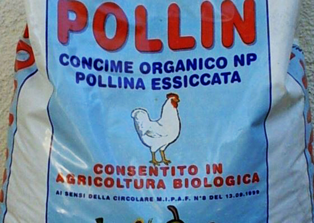 sacco di concime pollin