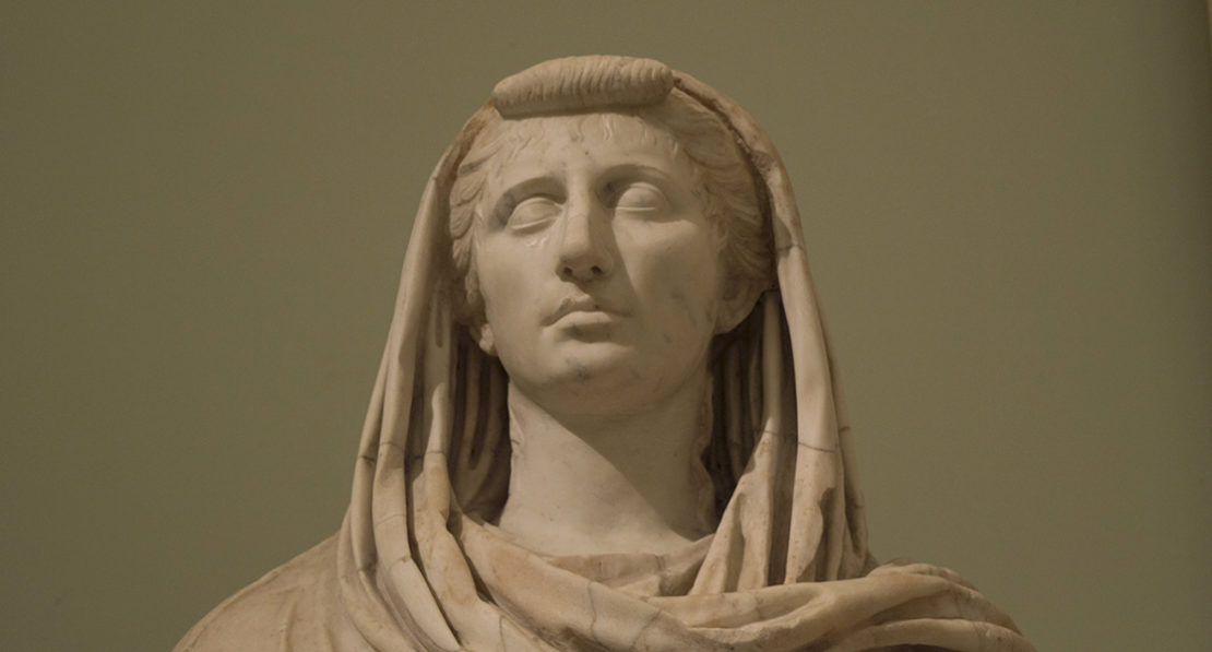 statua volto di Ottavia