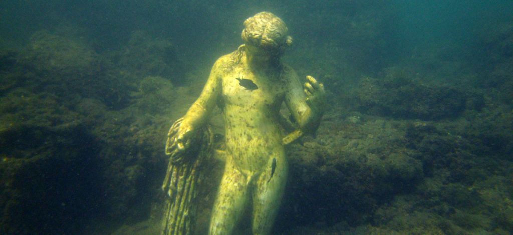 Ninfeo di Claudio statua