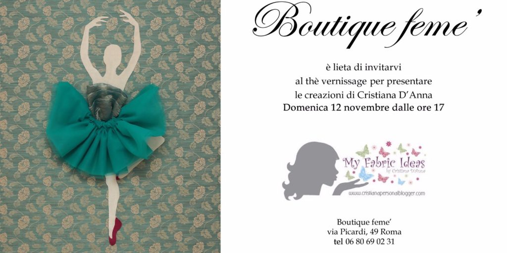 Boutique Feme' presenta "My Fabric Ideas"